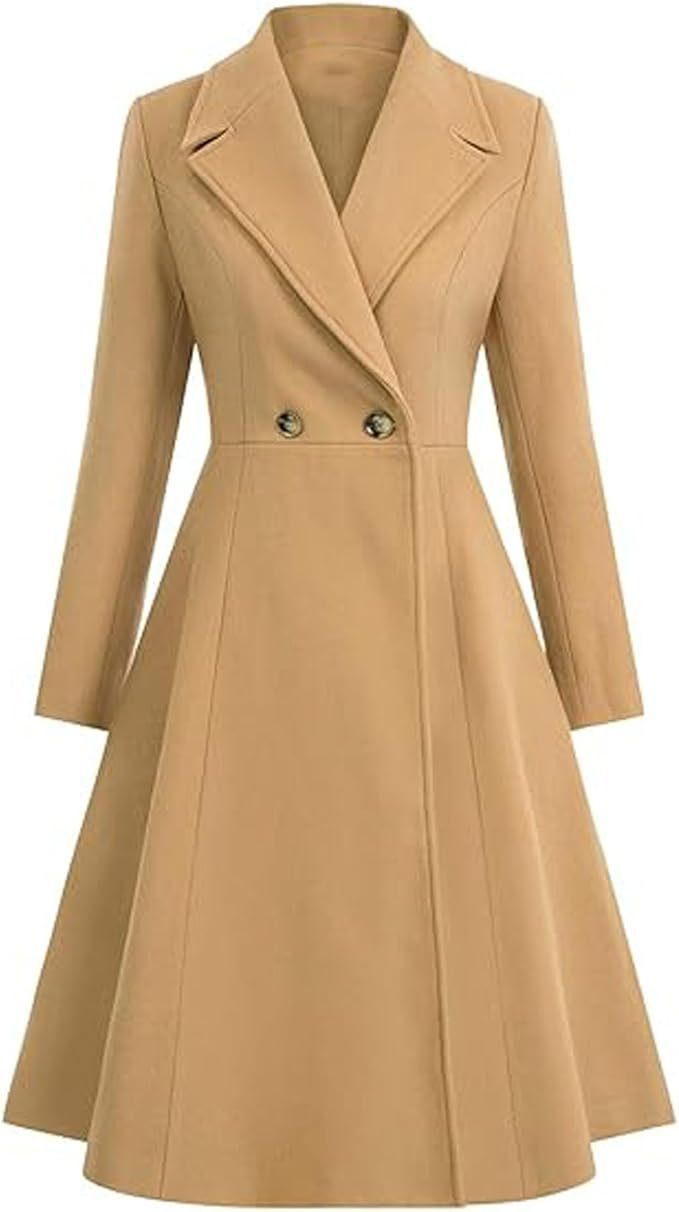 Women's Elegant Oversized Double-Breasted Coat