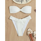 Women's Bandeau Bikini with Sophisticated Wrap Detail