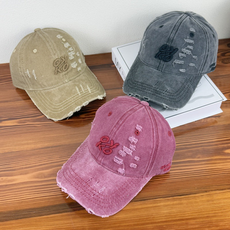 Men's Distressed Casual Baseball Cap Kalsten
