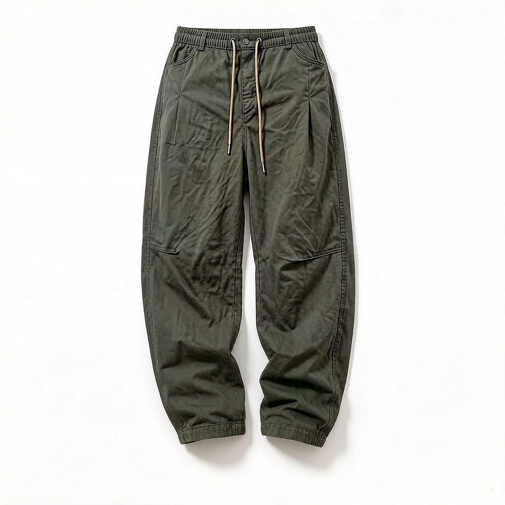Men's Casual Relaxed Pants with Wide Legs