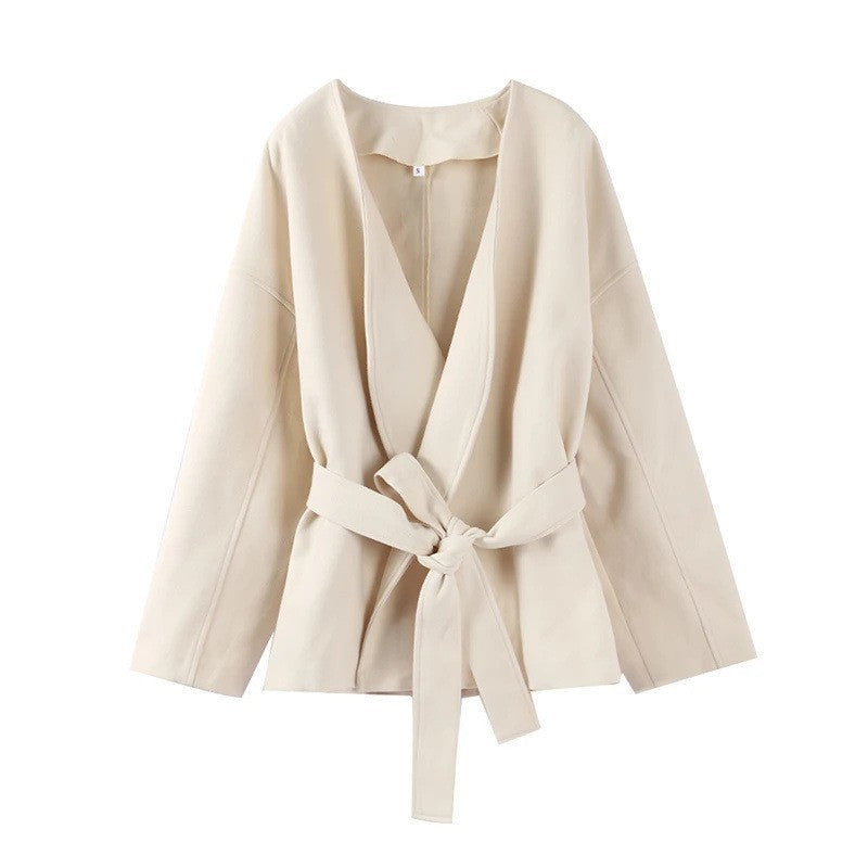 Women's Fashionable Oversized Wrap Coat