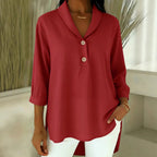 Elegant Shirt with Modern Collar and Button Details