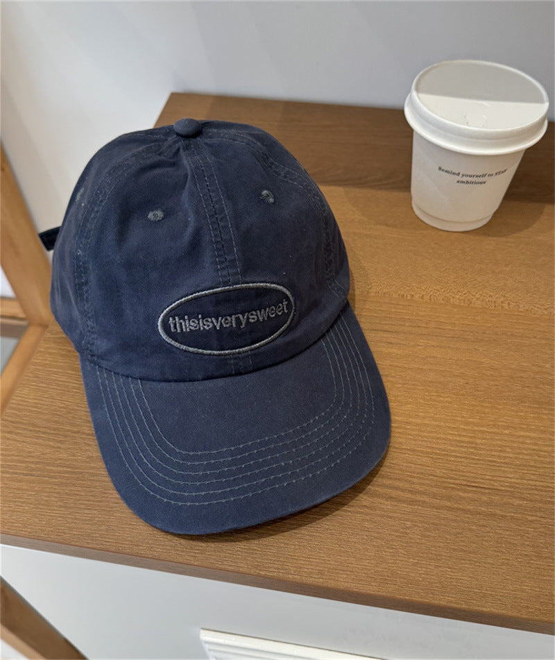 Men's Casual Distressed Cotton Baseball Cap
