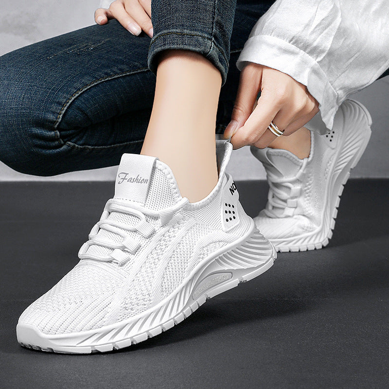 Women's Breathable Leisure Sneakers with Non-slip Sole