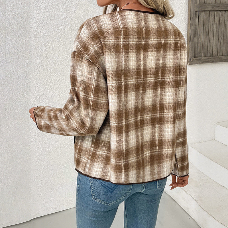 Women's Plaid Overshirt