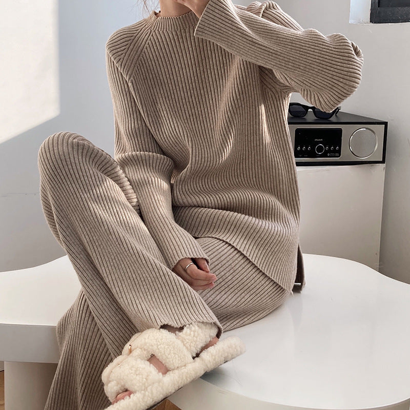 Women's Cozy Ribbed Knit Set