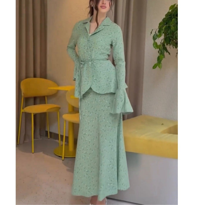 Women's Elegant and Fashionable Blazer Set