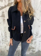 Women's Cozy Button-Up Cardigan