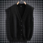 Women's Sleeveless Cable Knit Cardigan