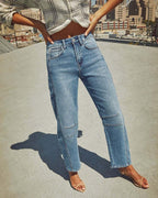 Women's High-Waist Jeans in Casual Urban Style