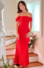 Women's Elegant Satin Evening Dress