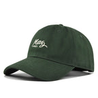 Men's Cotton Baseball Cap with Embroidered Design
