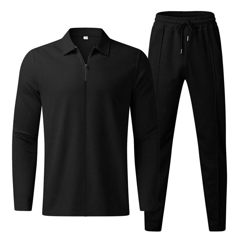 Men's Waffle Texture Loungewear Set