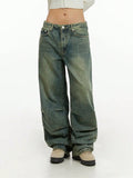 Women's High-Waisted Wide-Leg Baggy Jeans