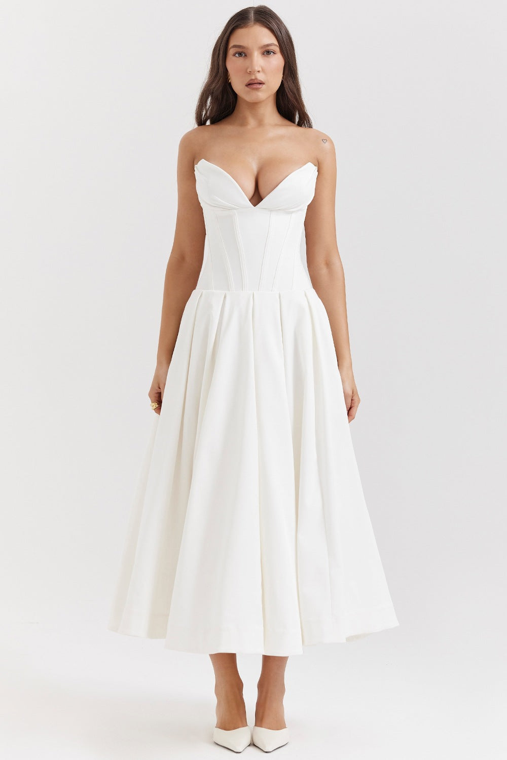 Women's Fitted A-Line Evening Dress