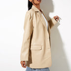 Women's Elegant and Stylish Faux Leather Jacket