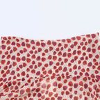 Women's Flowy Ruffle Skirt with Playful Polka Dot Design