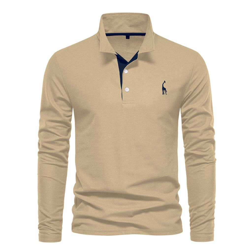 Men's Breathable Cotton Polo Shirt