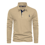 Men's Breathable Cotton Polo Shirt
