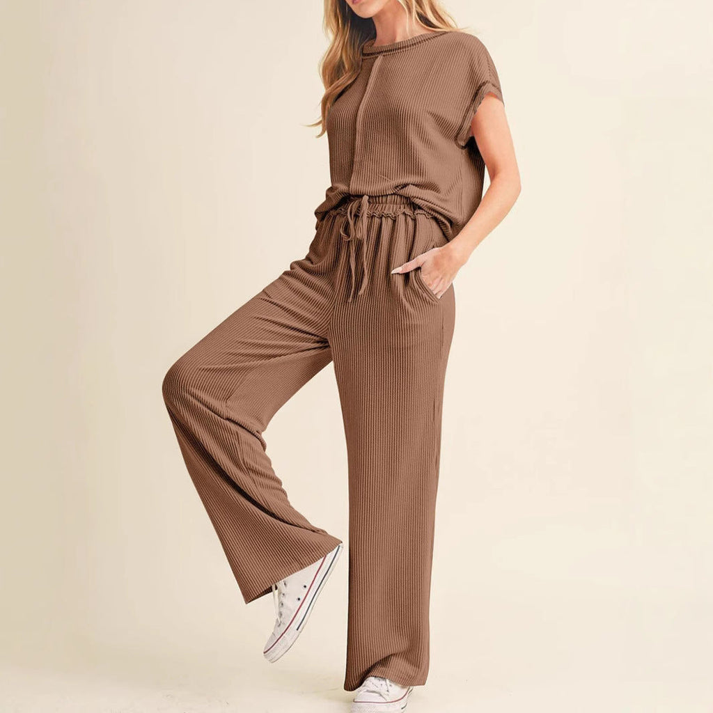 Women's Cozy High-Waisted Lounge Set