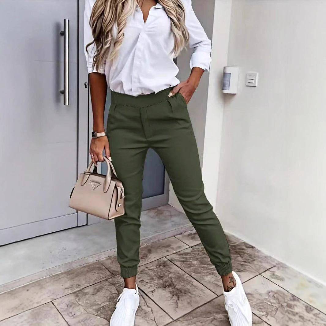 Women's Comfortable Slim-Fit Chino Pants