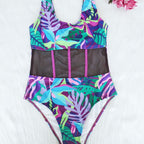 Women's Swimwear with Mesh Insert