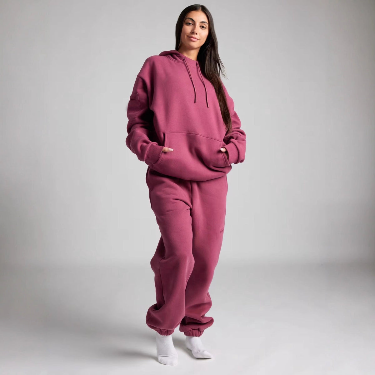 Relaxed Hoodie with Integrated Sleep Mask