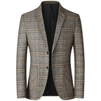 Women's Elegant Plaid Blazer