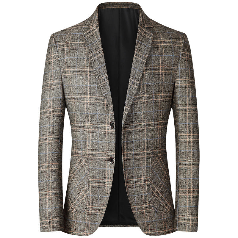 Women's Elegant Plaid Blazer