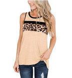 Sleeveless Animal Print Top