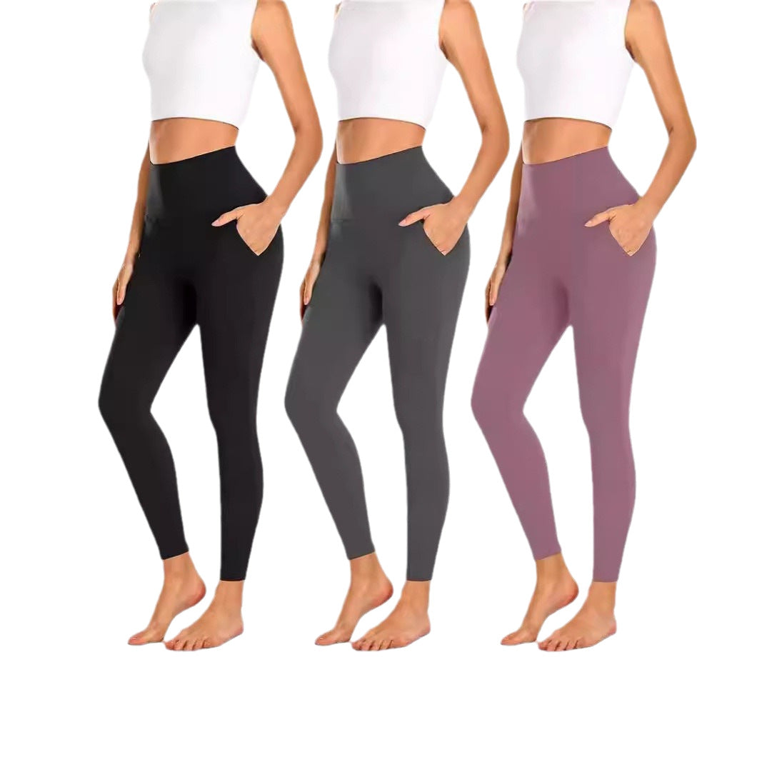 Women's High-Waisted Sport Leggings with Pockets