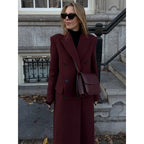 Elegant Long Wool Coat