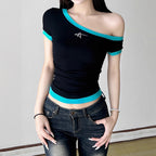 Women's Fitted Short-Sleeve Shirt