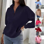 Women's Comfortable Mock Neck Pullover
