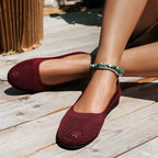 Women's Breathable Ballet Flats with Flexible Footbed