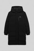 Women's Quilted Winter Coat with Hood and Practical Pockets