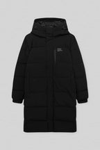 Women's Quilted Winter Coat with Hood and Practical Pockets