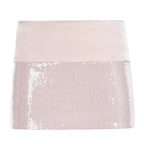 Women's Mini Skirt with Shimmering Sequins