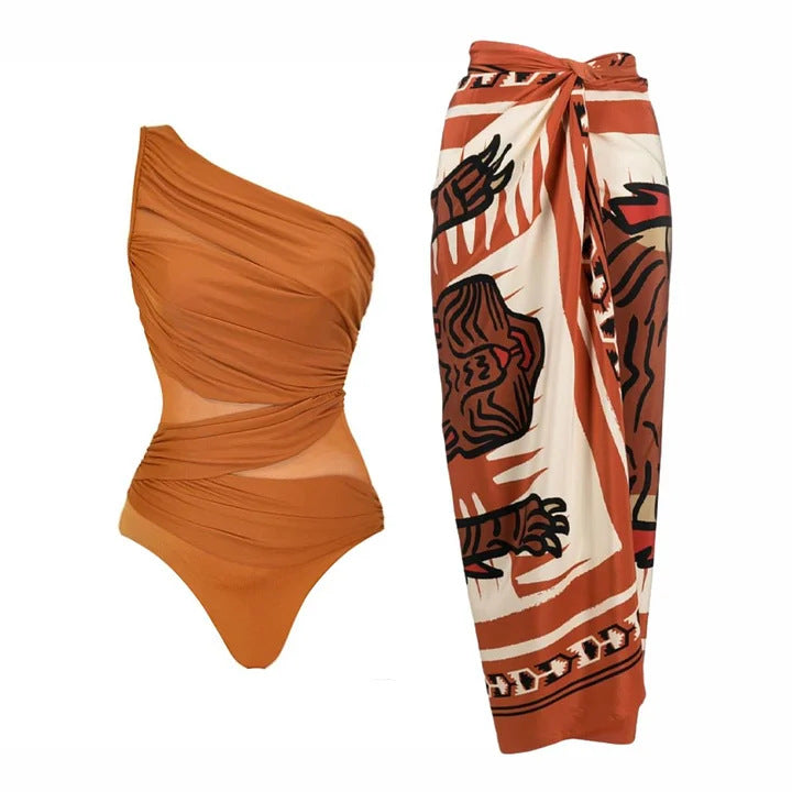 Women's Asymmetrical Swim Set