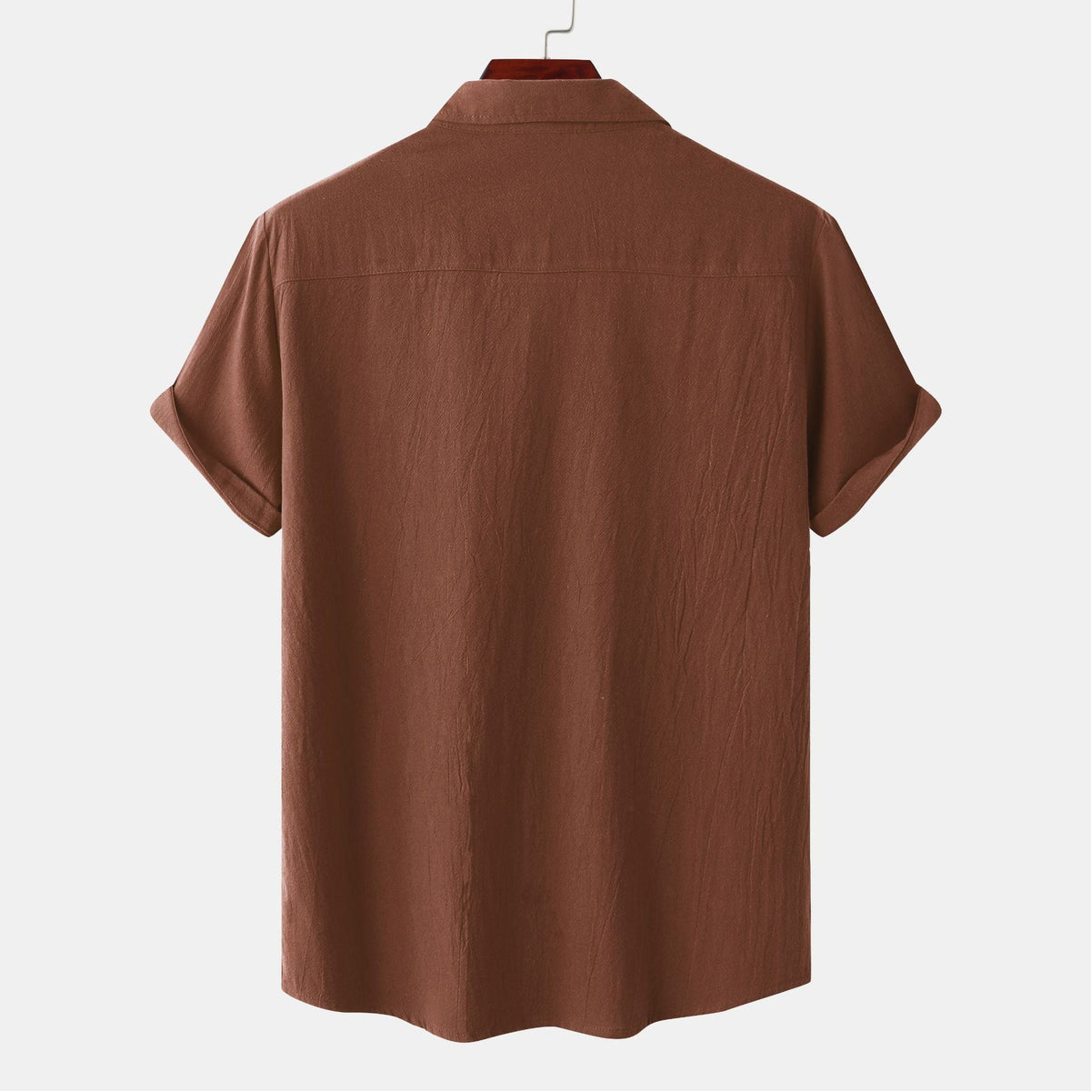 Women's Short-Sleeve Shirt with Practical Chest Pockets