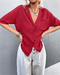 Women's Short-Sleeve Blouse