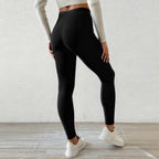 Women's Fleece-Lined Leggings with High Waist and Drawstring