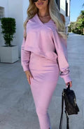 Women's Elegant Sweater and Pencil Skirt Set