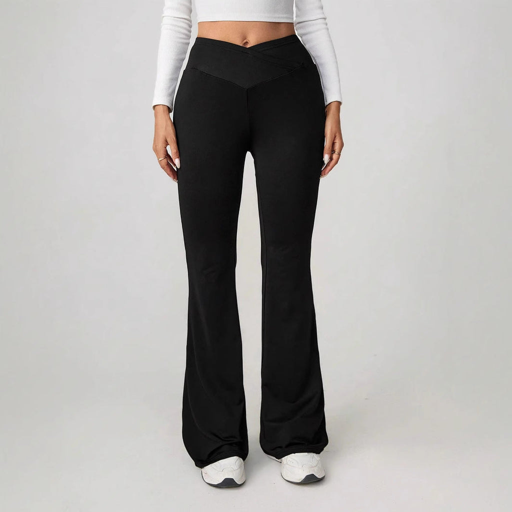 Women's High-Waisted Flared Leggings
