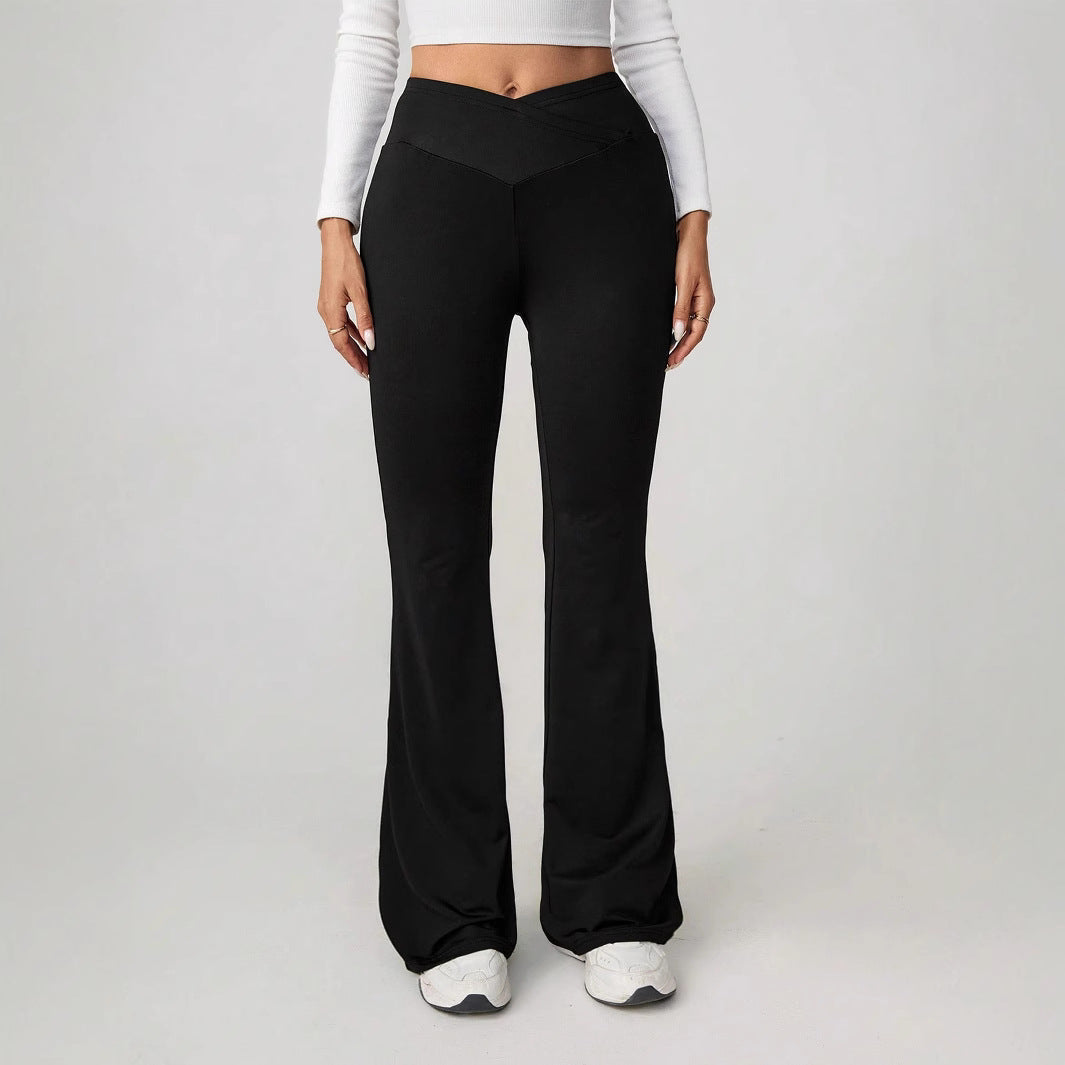 Women's High-Waisted Flared Leggings