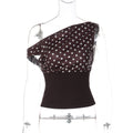 Women's Asymmetrical Polka-Dot Top