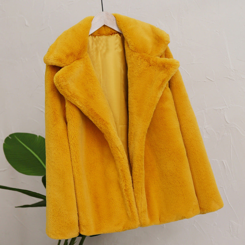 Women's Fluffy Cozy Coat
