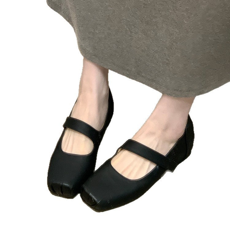 Women's Ballet Flats with Elastic Strap