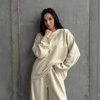 Women's Oversized Lounge Set with Palazzo Pants