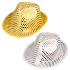 Shimmering Party Fedora Hat
